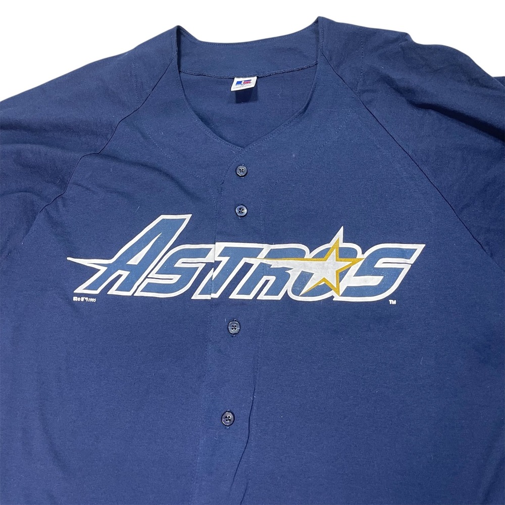 Vintage Houston Astros Bagwell #5 Baseball‎ Jersey Russell Athletic XL